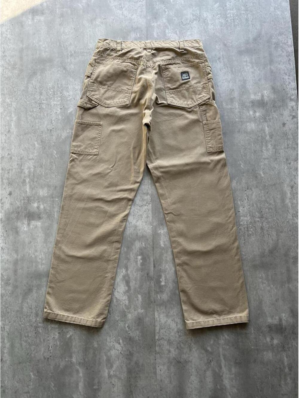 Vintage Berne Carpenter Pants Khaki Workwear Utility